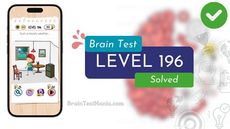 brain test lv 196|mind test level 196.